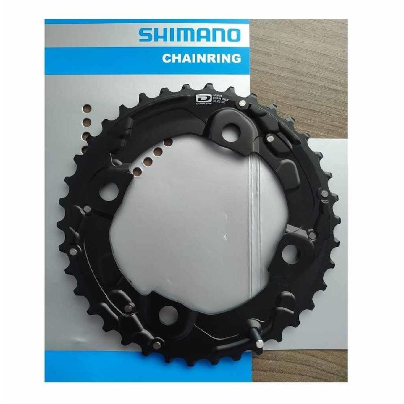 Coroa Shimano Deore Avulsa 38T para 38-26D FC-M615 Y1P098020 - Foto 4