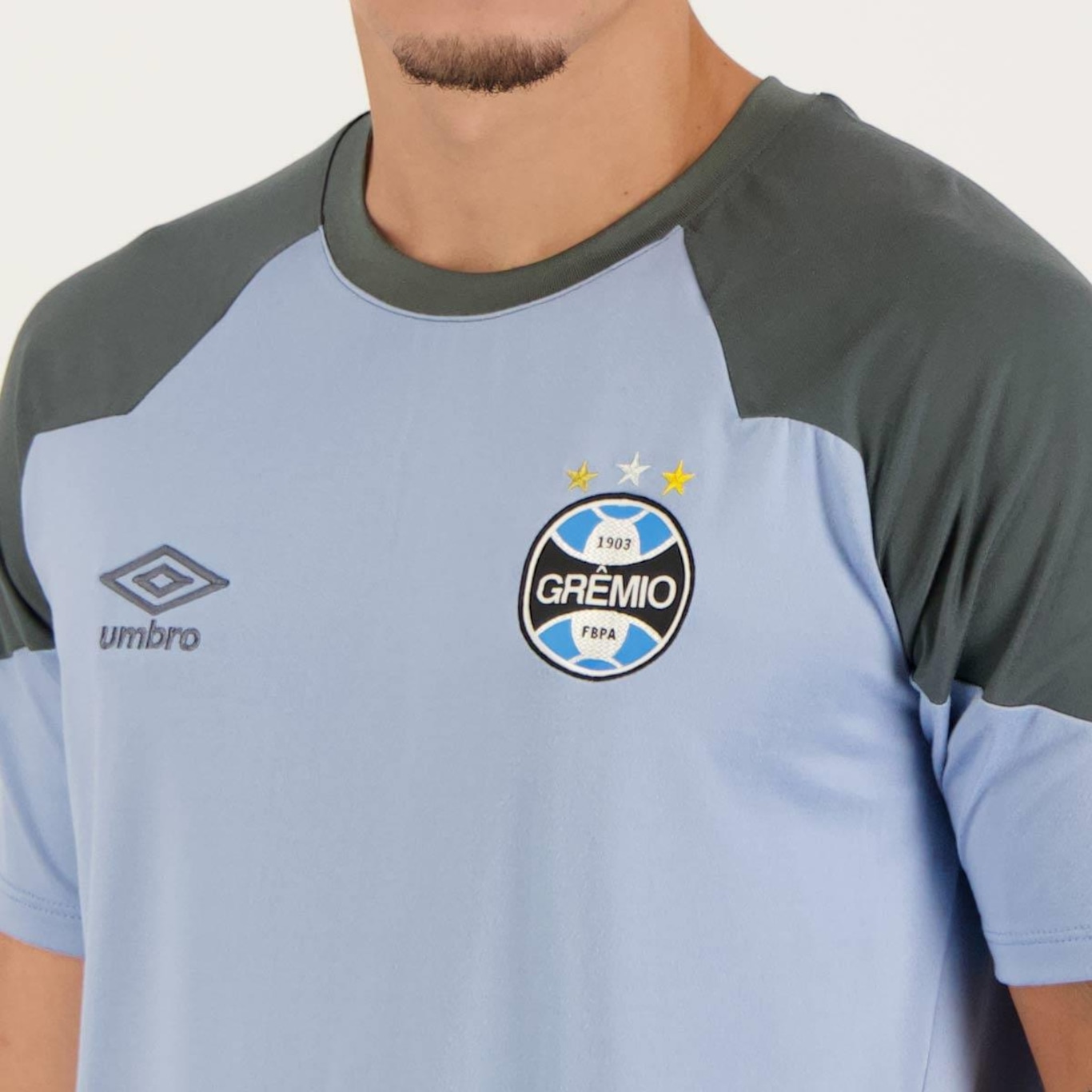 Camisa do Grêmio Concentração 2023 Umbro - Masculina - Foto 4