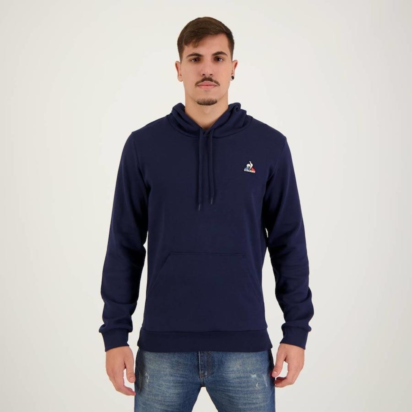 Blusão de Moletom com Capuz Le Coq Sportif Hoody N°1 - Masculina - Foto 1