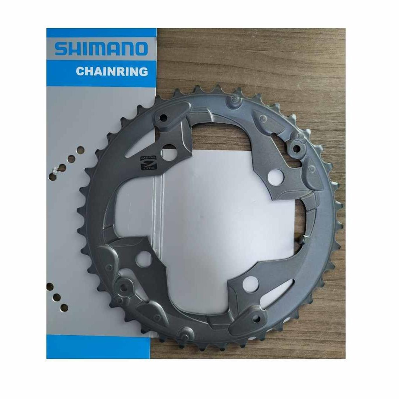 Coroa Shimano Deore FC-M4000 40T 96mm 3x9s Y1PL98050 4furos - Foto 5