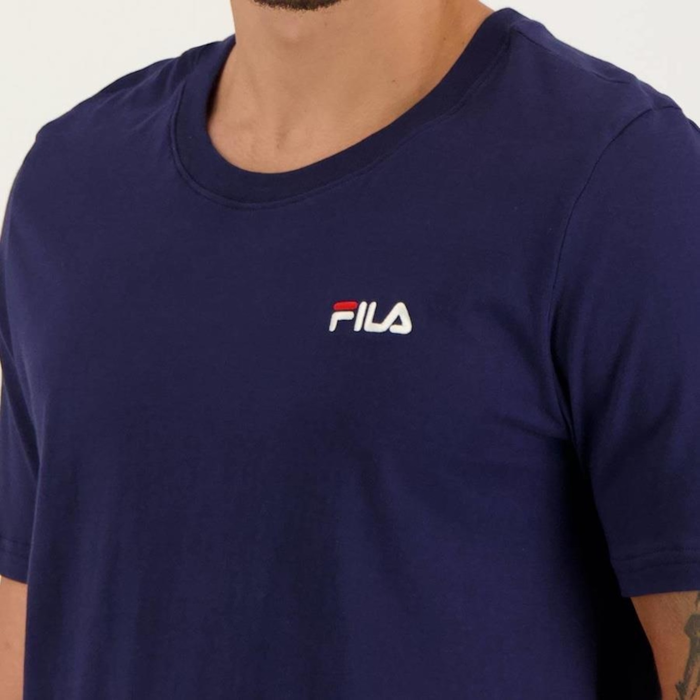 Camiseta Fila Classic Logo - Masculina - Foto 4