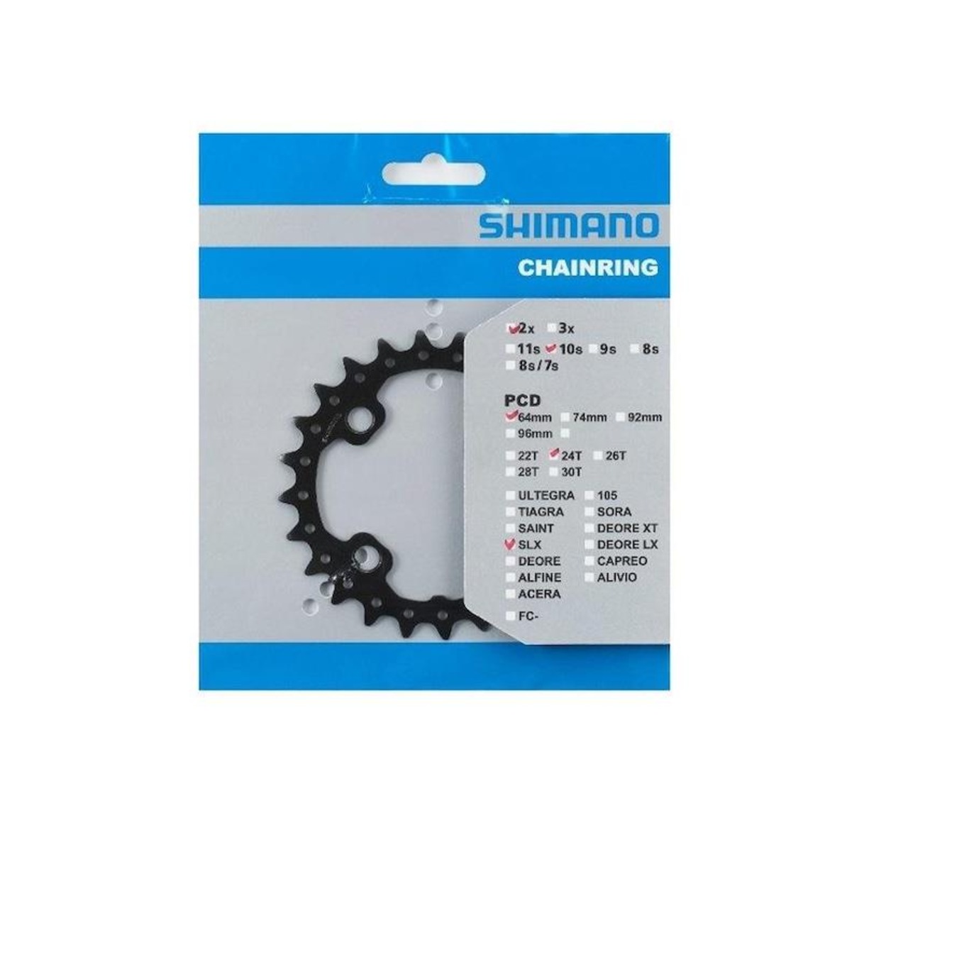 Coronilla Shimano Fc-m6000-2 34t Deore 10v Color Negro | Cuotas sin interés