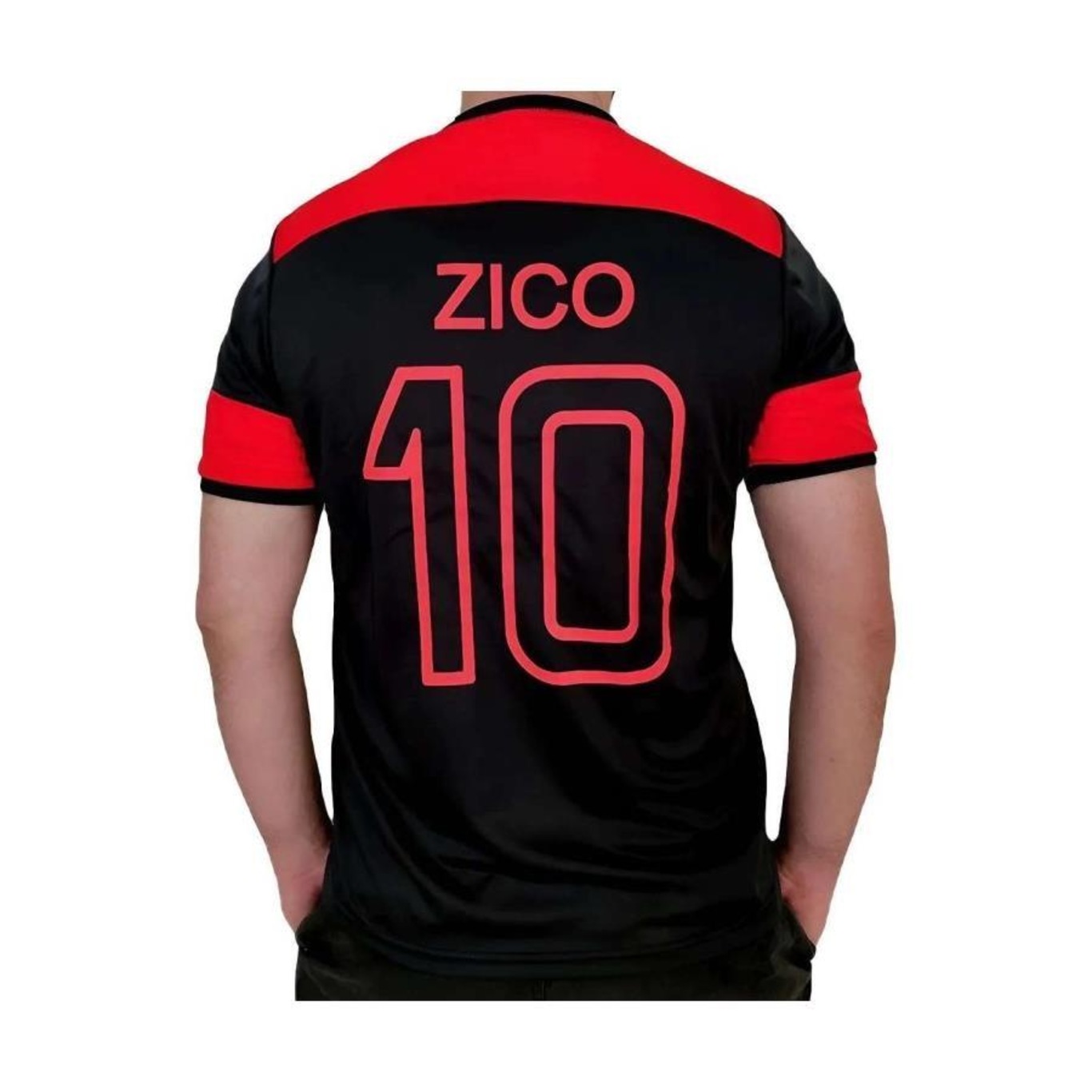 Camiseta do Flamengo Zico Retrô - Masculina - Foto 2