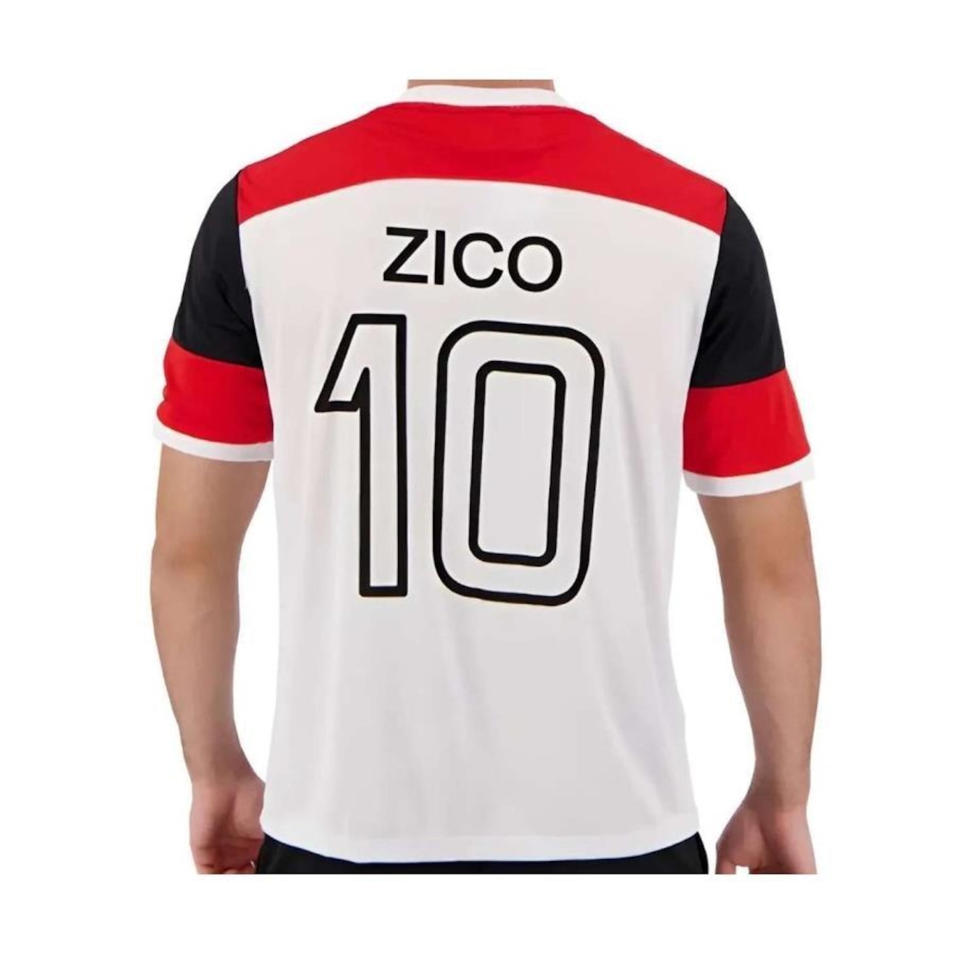 Camiseta do Flamengo Zico Retrô - Masculina - Foto 2