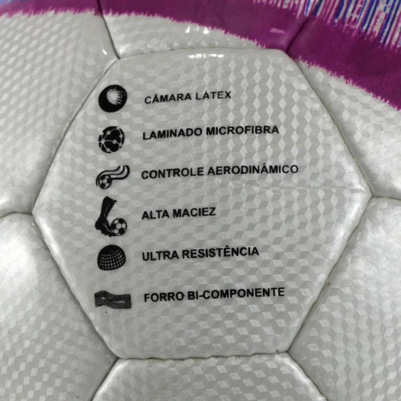Bola de Futebol de Campo Euro Champions Microfibra - Foto 3