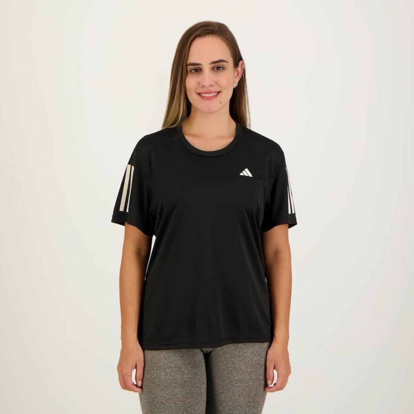 Camiseta adidas Own The Run I - Feminina - Foto 1