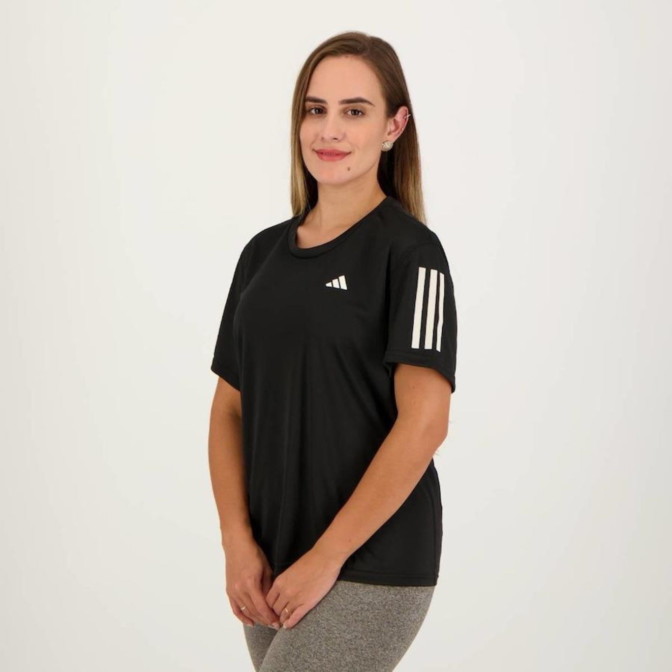 Camiseta adidas Own The Run I - Feminina - Foto 2