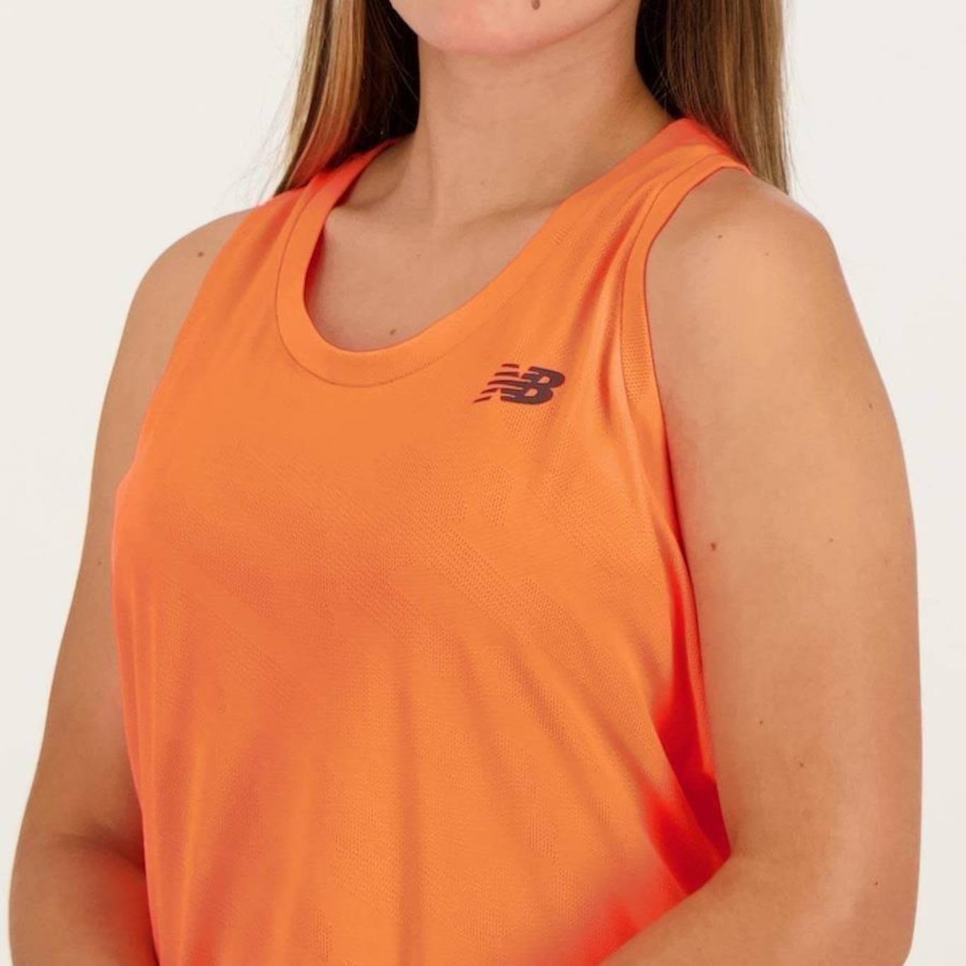 Camiseta Regata New Balance Q Speed Jacquard - Feminina - Foto 2