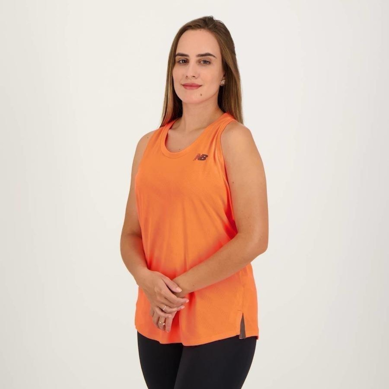 Camiseta Regata New Balance Q Speed Jacquard - Feminina - Foto 5