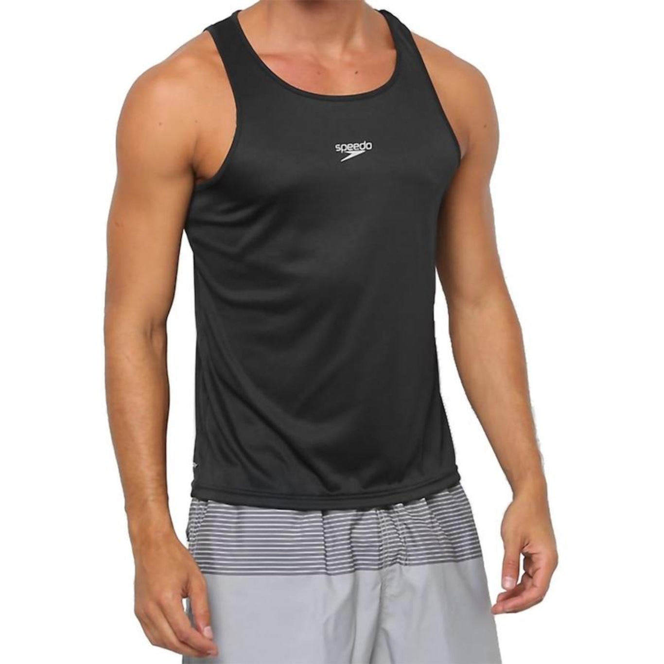 Camiseta Regata Speedo Cavada Interlock - Masculina - Foto 4