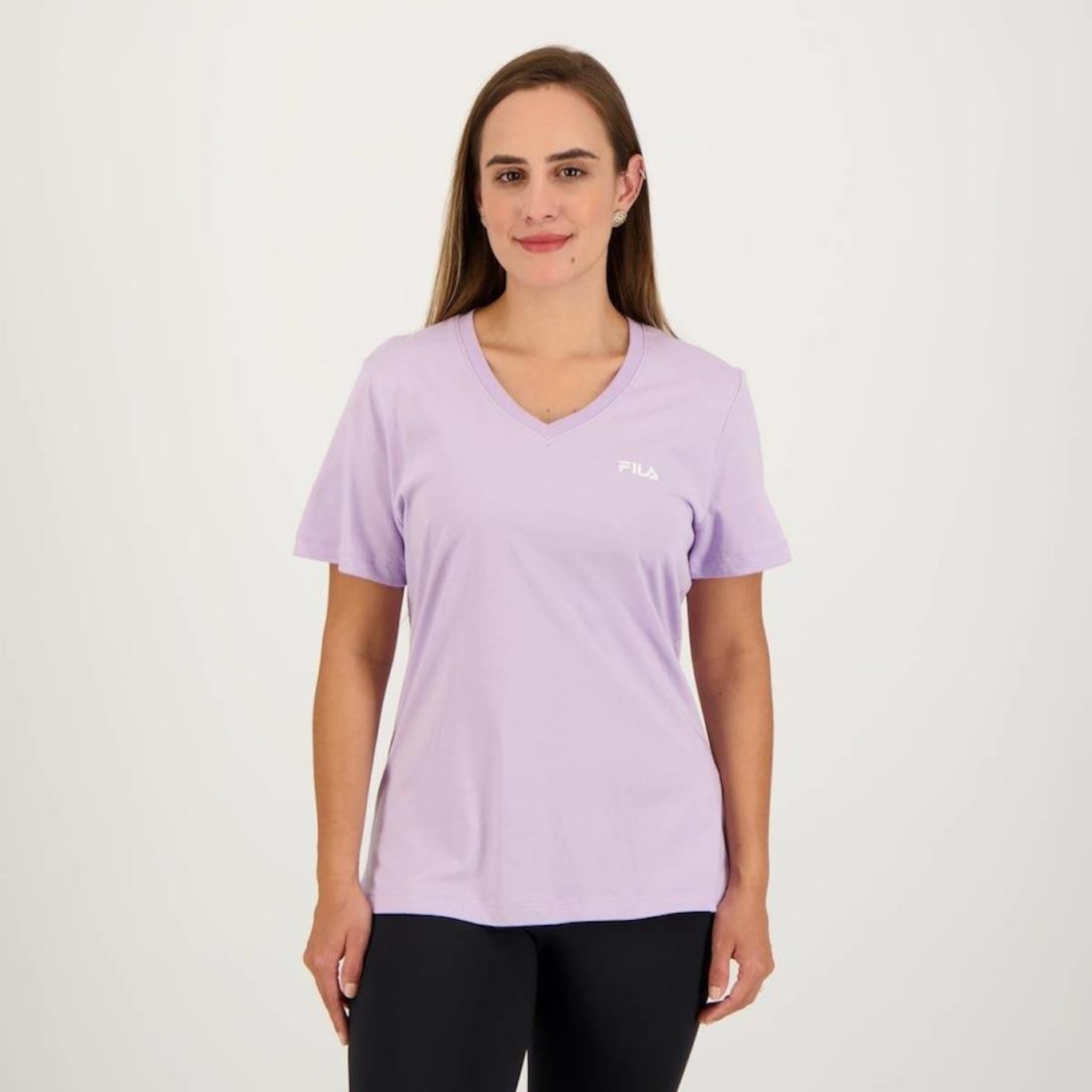 Camiseta Feminina Fila Manga Curta Basic - Foto 1