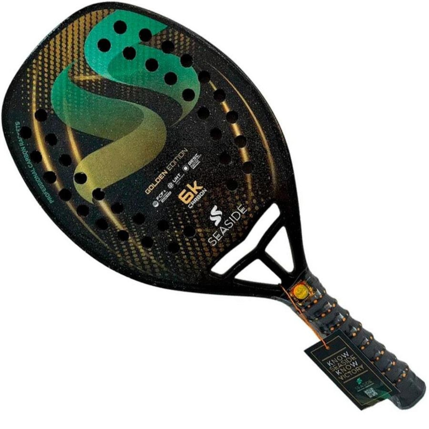 Raquete Beach Tennis Seaside Gold Edition 6k Carbon - Foto 2