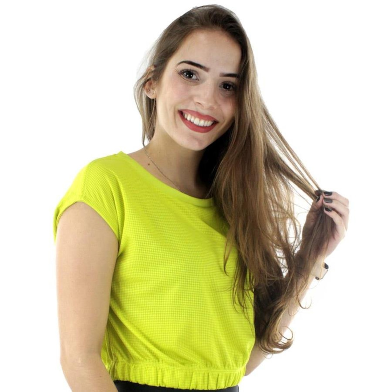 Blusa Cropped Area Marielle - Feminino - Foto 2