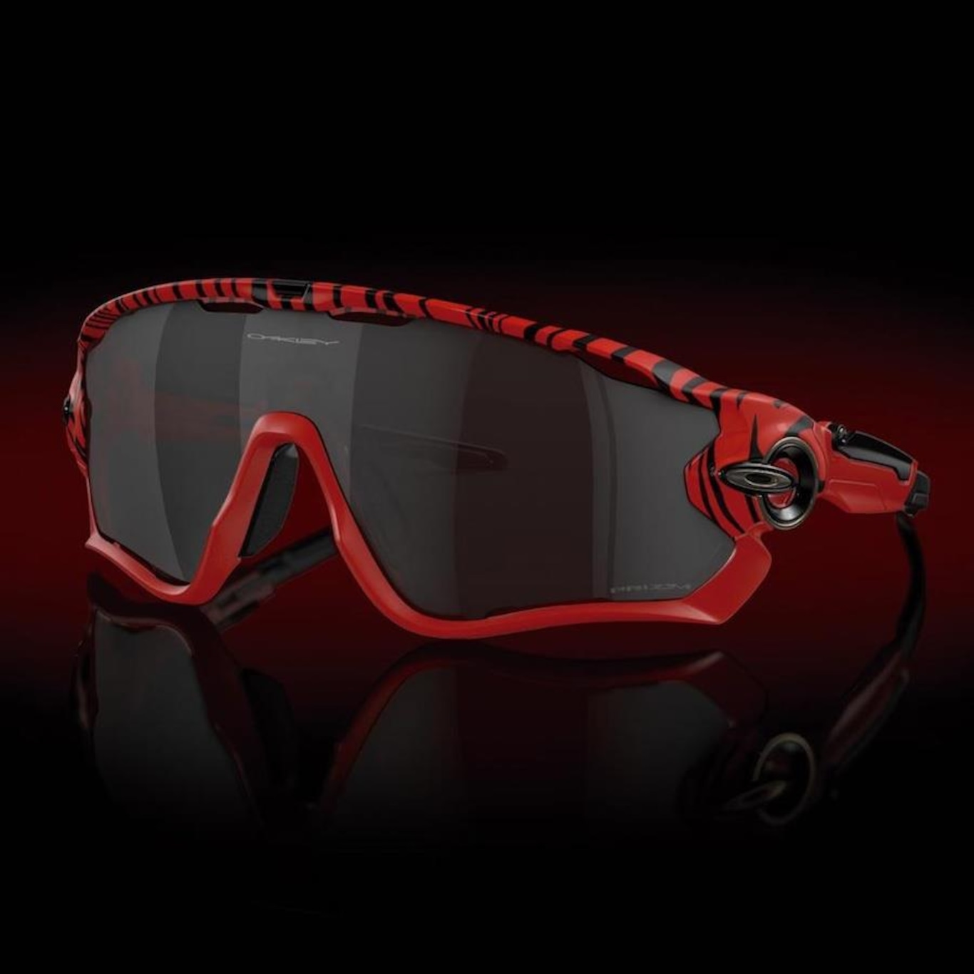 Óculos de Sol Unissex Oakley Jawbreaker Tiger Collection - Foto 3