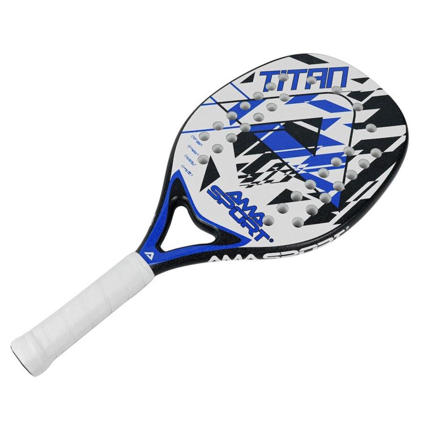 Raquete de Beach Tennis AmaSport Titan Blue - Foto 4