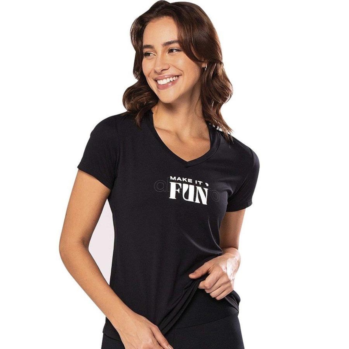 Camiseta Alto Giro Make It Fun - Feminina - Foto 1