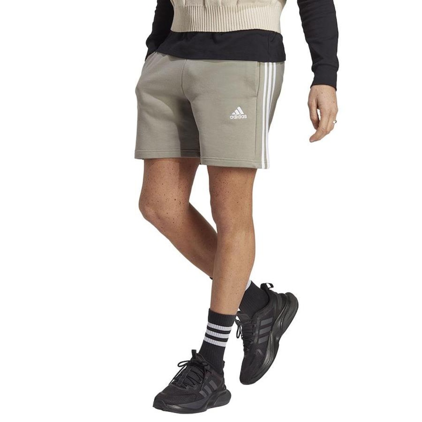 Short adidas Terry 3-Stripes - Masculino - Foto 2