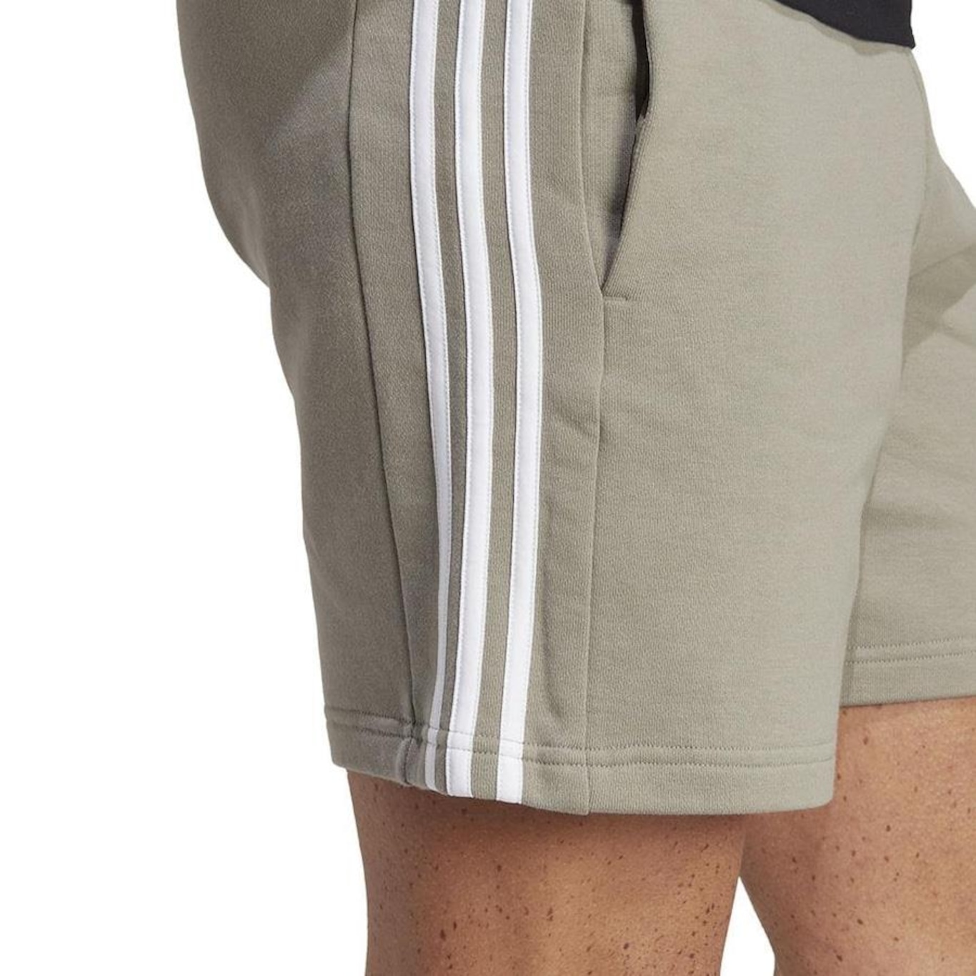 Short adidas Terry 3-Stripes - Masculino - Foto 5