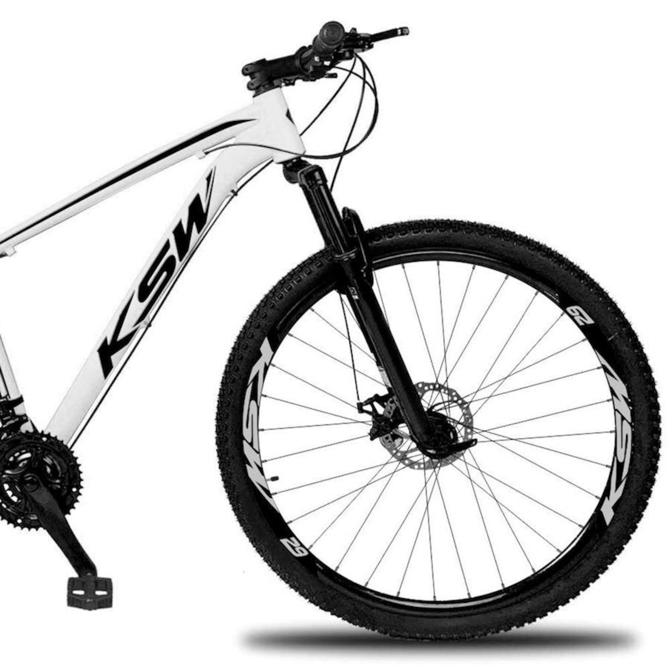 Bicicleta Aro 29 KSW Xlt 32r - Freio a Disco - Câmbios Shimano - 21V - Adulto - Foto 2