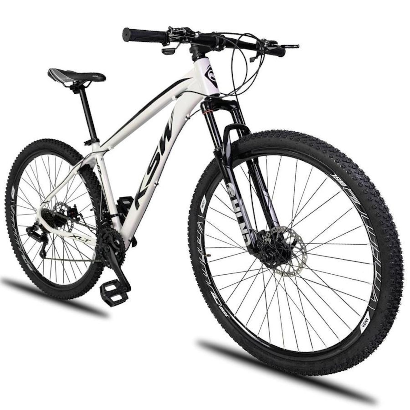 Bicicleta Aro 29 Ksw Xlt - Freio a Disco Alumínio Mtb Suspensão Dianteira - 24 Marchas - Adulto - Foto 4