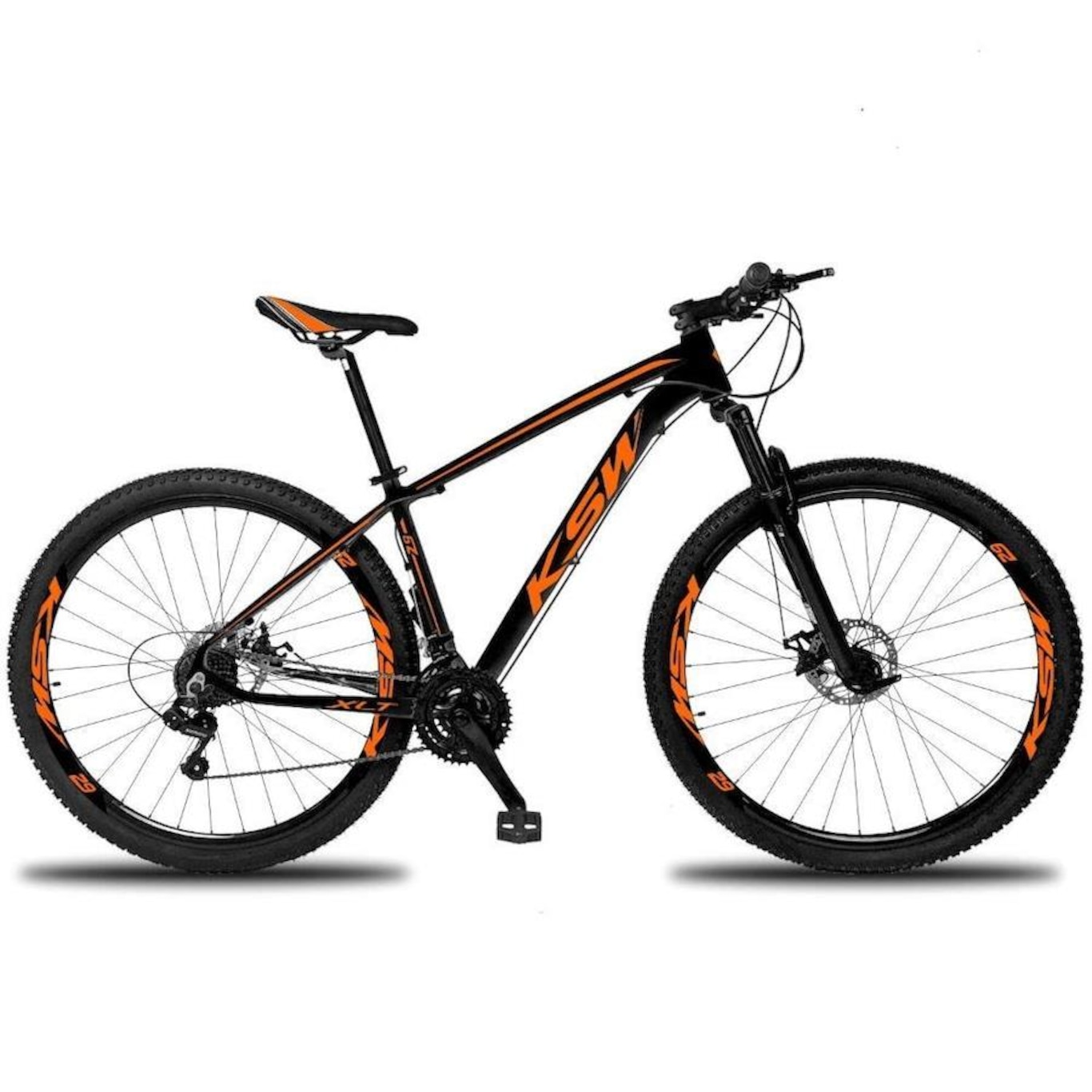 Bicicleta Aro 29 KSW Xlt Aluminio 32r - Freio a Disco - Câmbios Shimano - 21V - Adulto - Foto 1