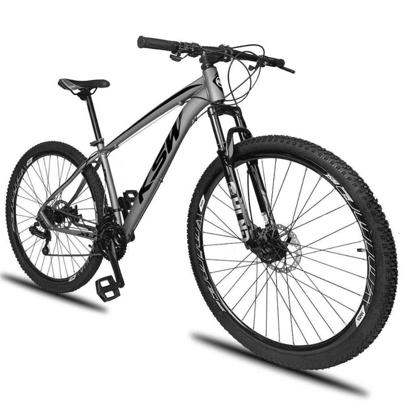 Bicicleta Aro 29 KSW Xlt Aluminio 32r - Freio a Disco - Câmbios Shimano - 21V - Adulto - Foto 4