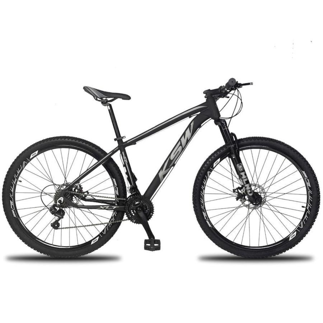 Bicicleta Aro 29 KSW XLT MTB Aluminio - Freio a Disco - Câmbios Shimano - 24V - Adulto - Foto 3