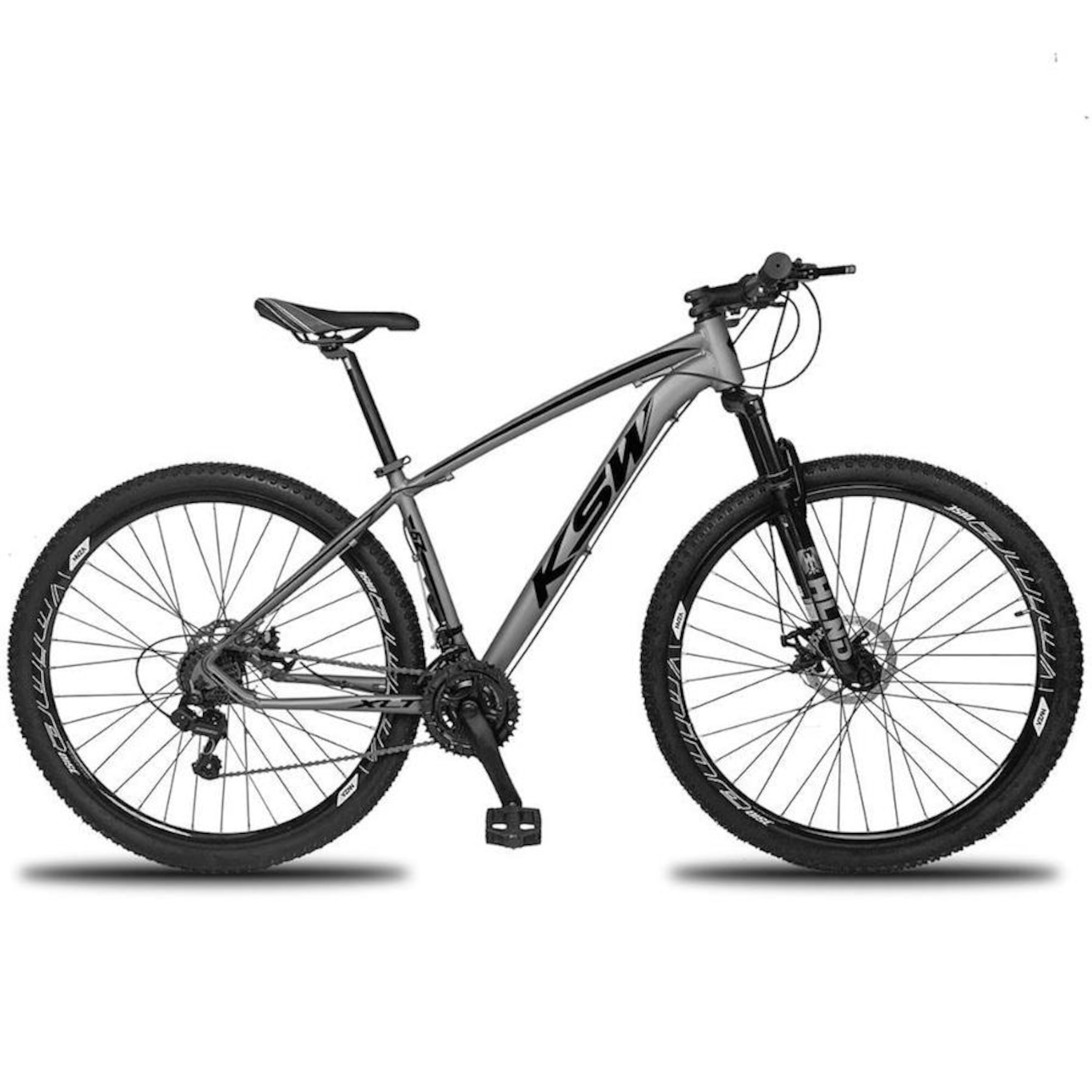 Bicicleta Aro 29 KSW XLT MTB Aluminio - Freio a Disco - Câmbios Shimano - 24V - Adulto - Foto 3