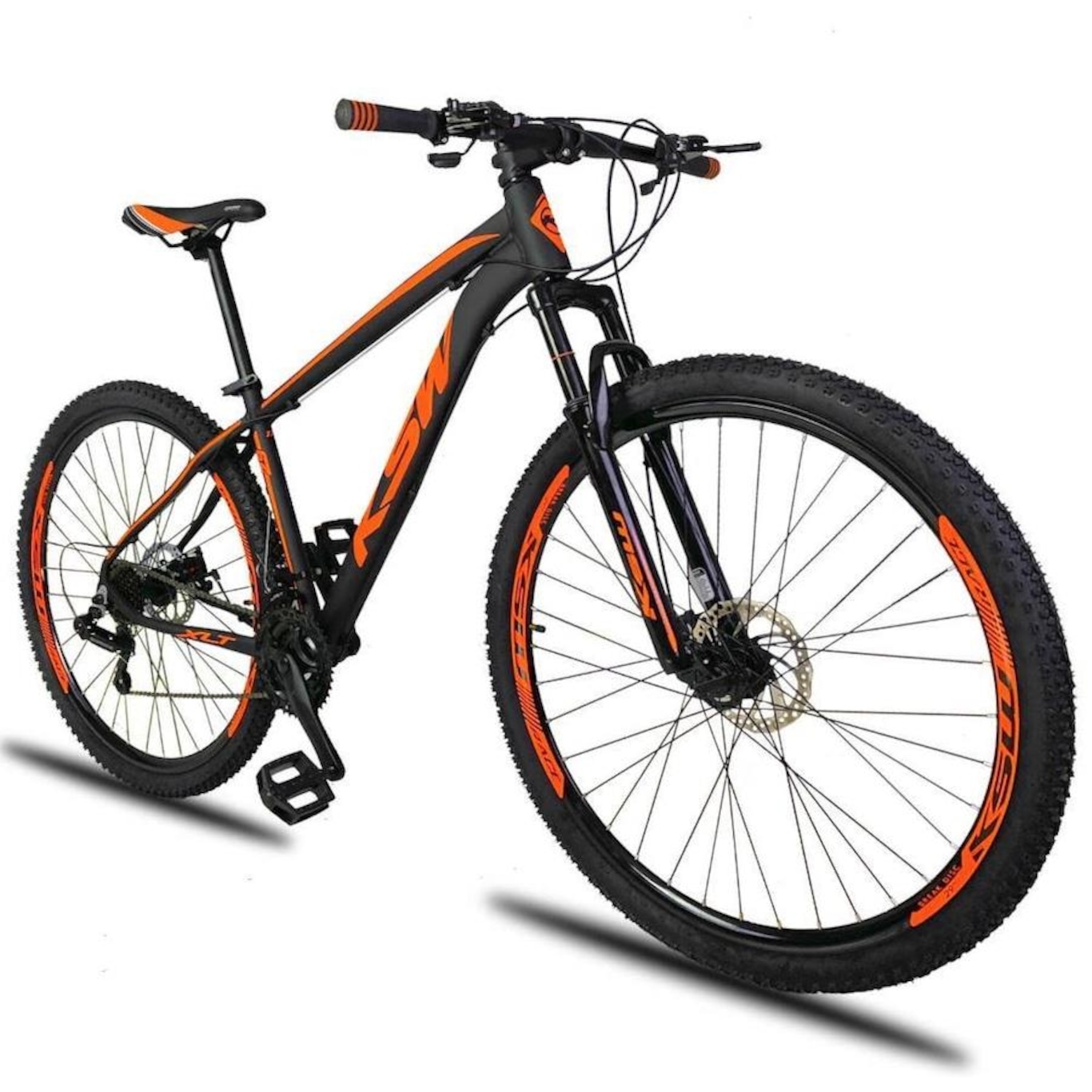 Bicicleta Aro 29 KSW XLT 32r MTB Aluminio - Freio a Disco - Câmbios Shimano - 24V - Adulto - Foto 1