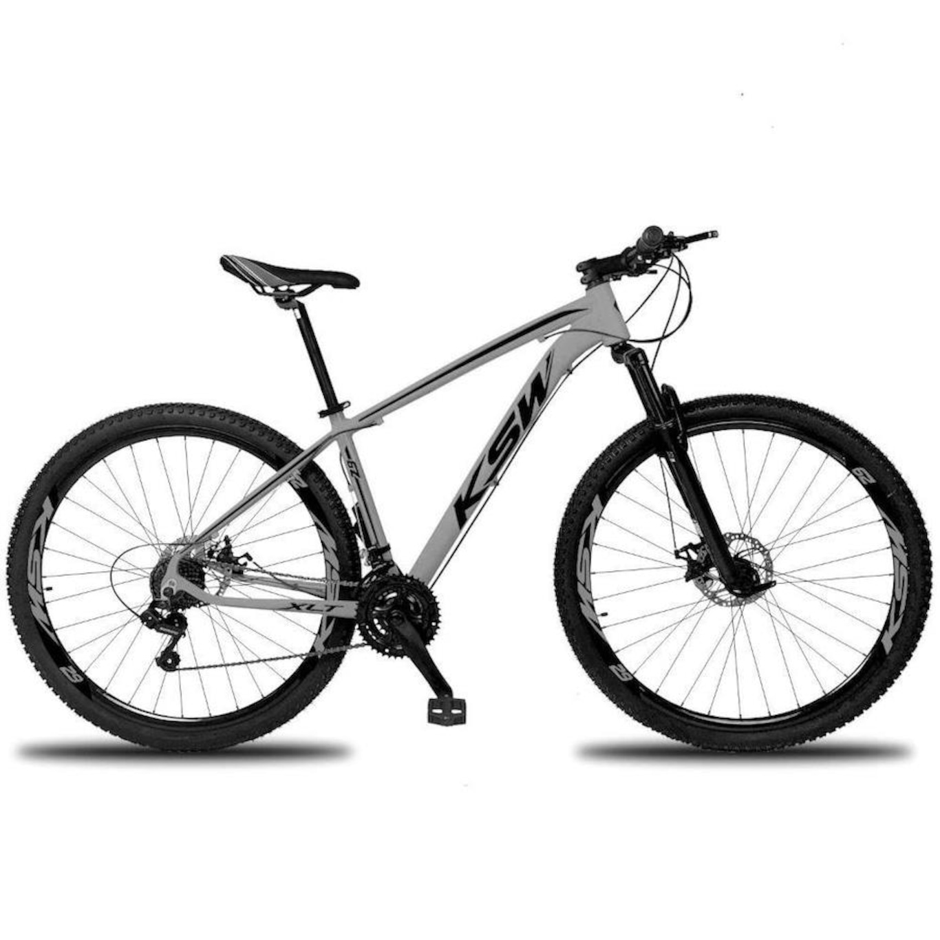 Bicicleta Aro 29 KSW XLT 32r MTB Aluminio - Freio a Disco - Câmbios Shimano - 24V - Adulto - Foto 1