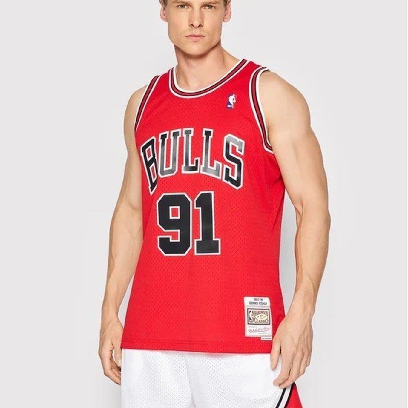 Camiseta Regata Mitchell & Ness Jersey Chicago Bulls Dennis Rodman 1997-1998 - Masculina - Foto 3