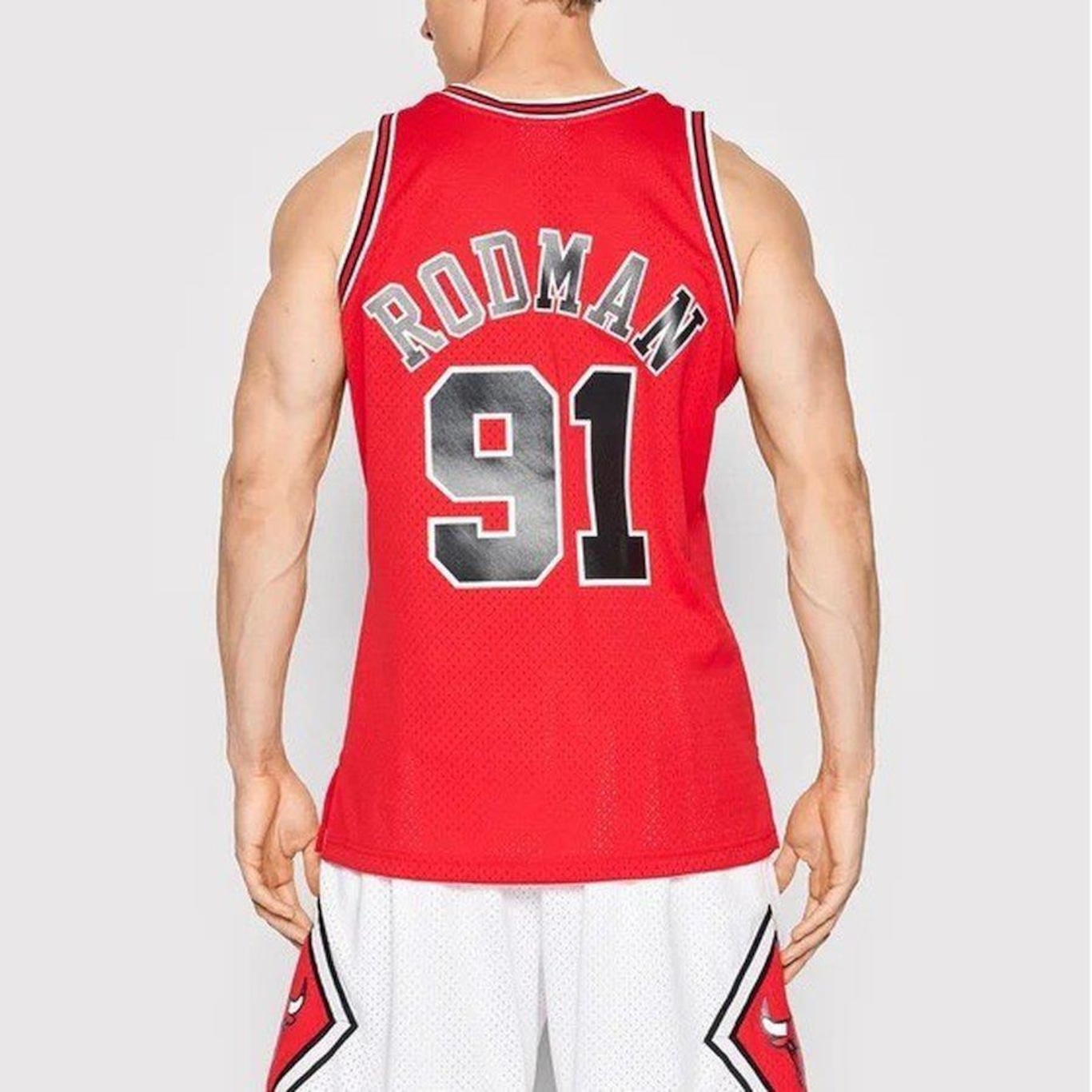 Camiseta Regata Mitchell & Ness Jersey Chicago Bulls Dennis Rodman 1997-1998 - Masculina - Foto 5