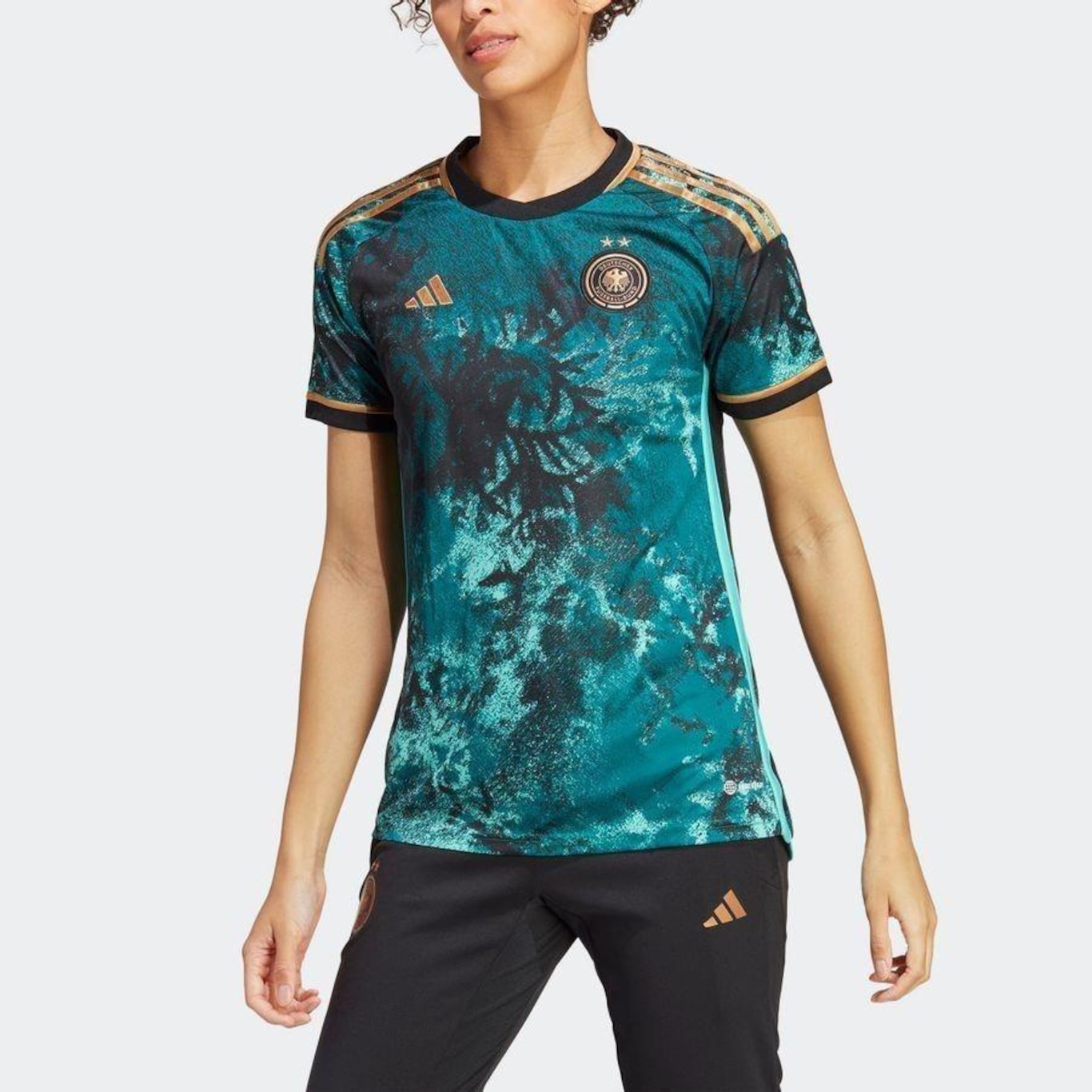 Camisa 2 Alemanha 23 adidas - Feminina - Foto 4