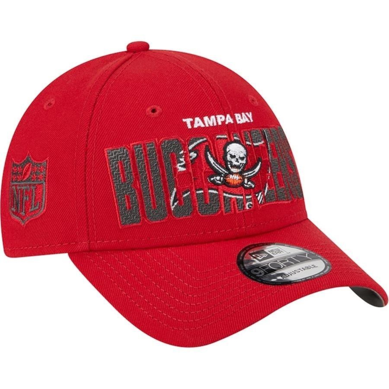 Boné New Era 9forty Tampa Bay Buccaneers NFL Draft 2023 - Snapback - Adulto - Foto 1