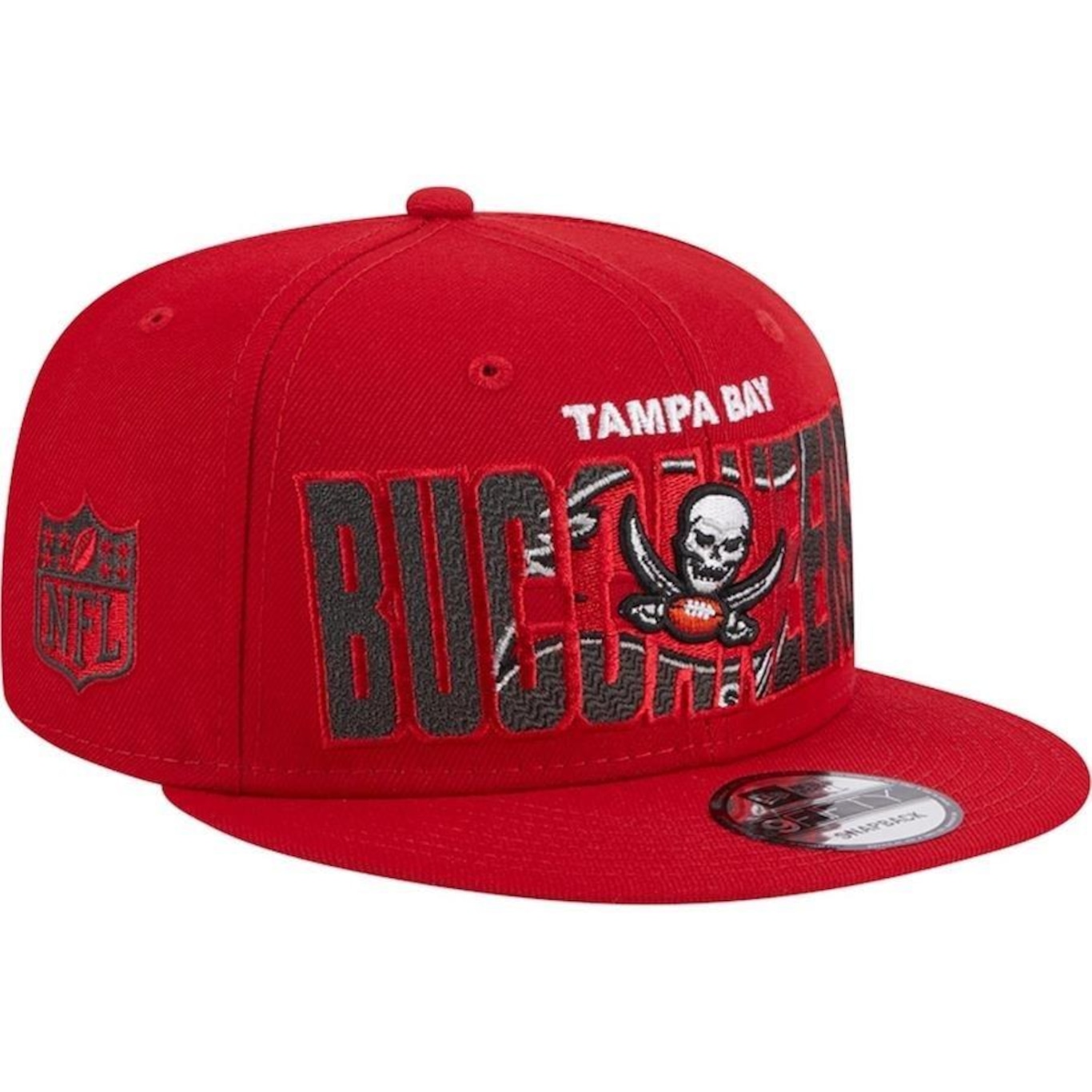 Boné Aba Reta New Era 9fifty Tampa Bay Buccaneers NFL Draft 2023 - Snapback - Adulto - Foto 1