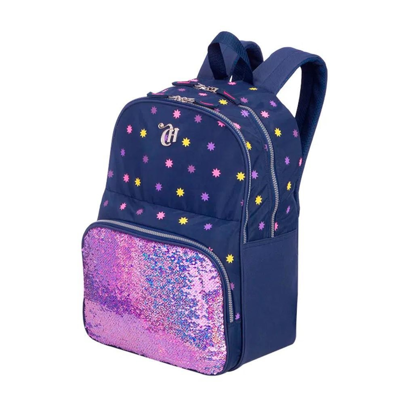 Mochila Sestini Capricho Estrelas - 21 Litros - Foto 2