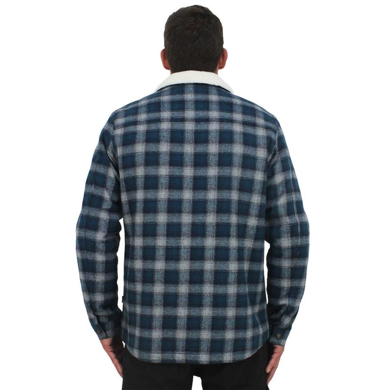 Jaqueta Rip Curl Flanno Dark Navy - Masculina - Foto 4