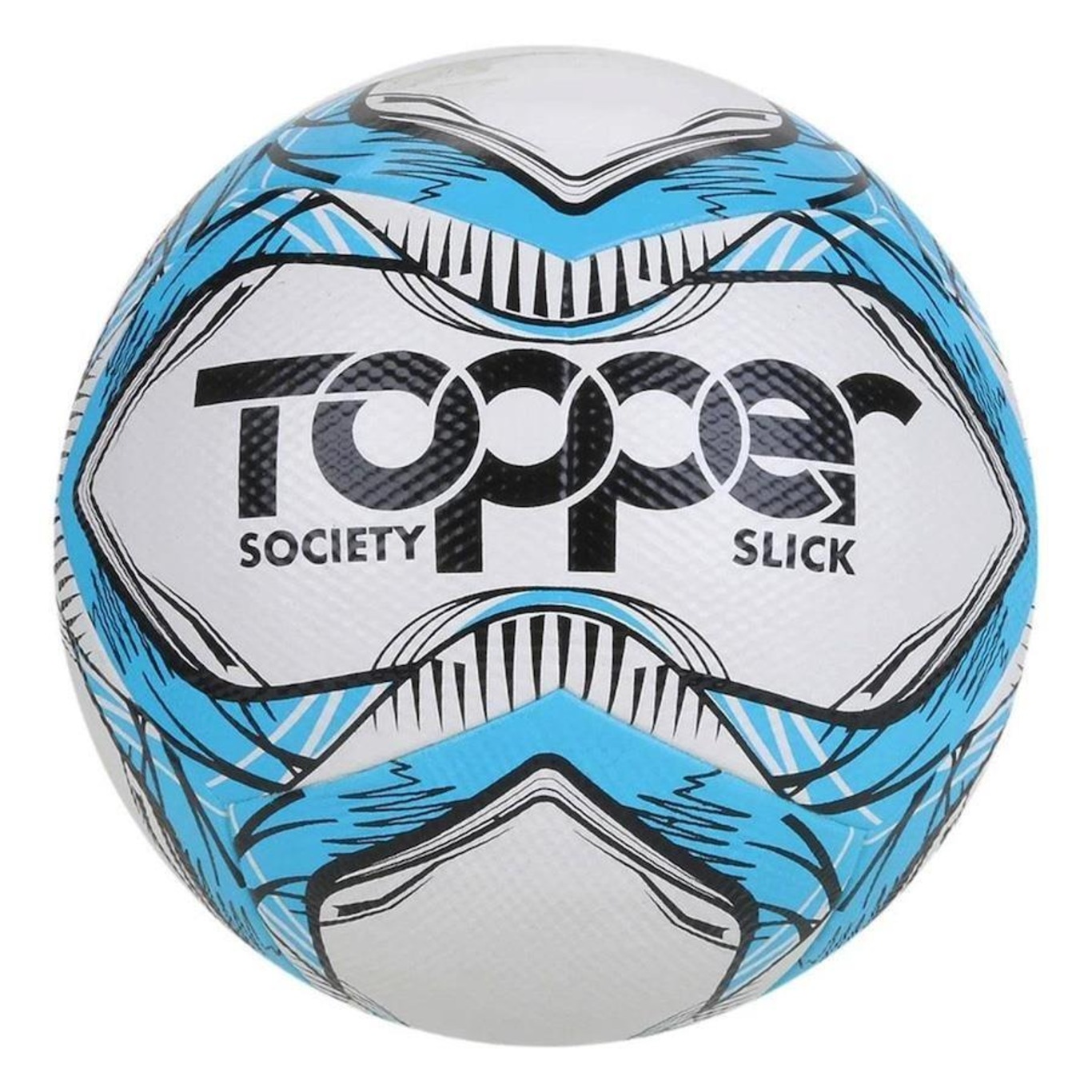 Bola De Futebol Society Slick 2020 Topper Cor Amarelo Neon/Preto