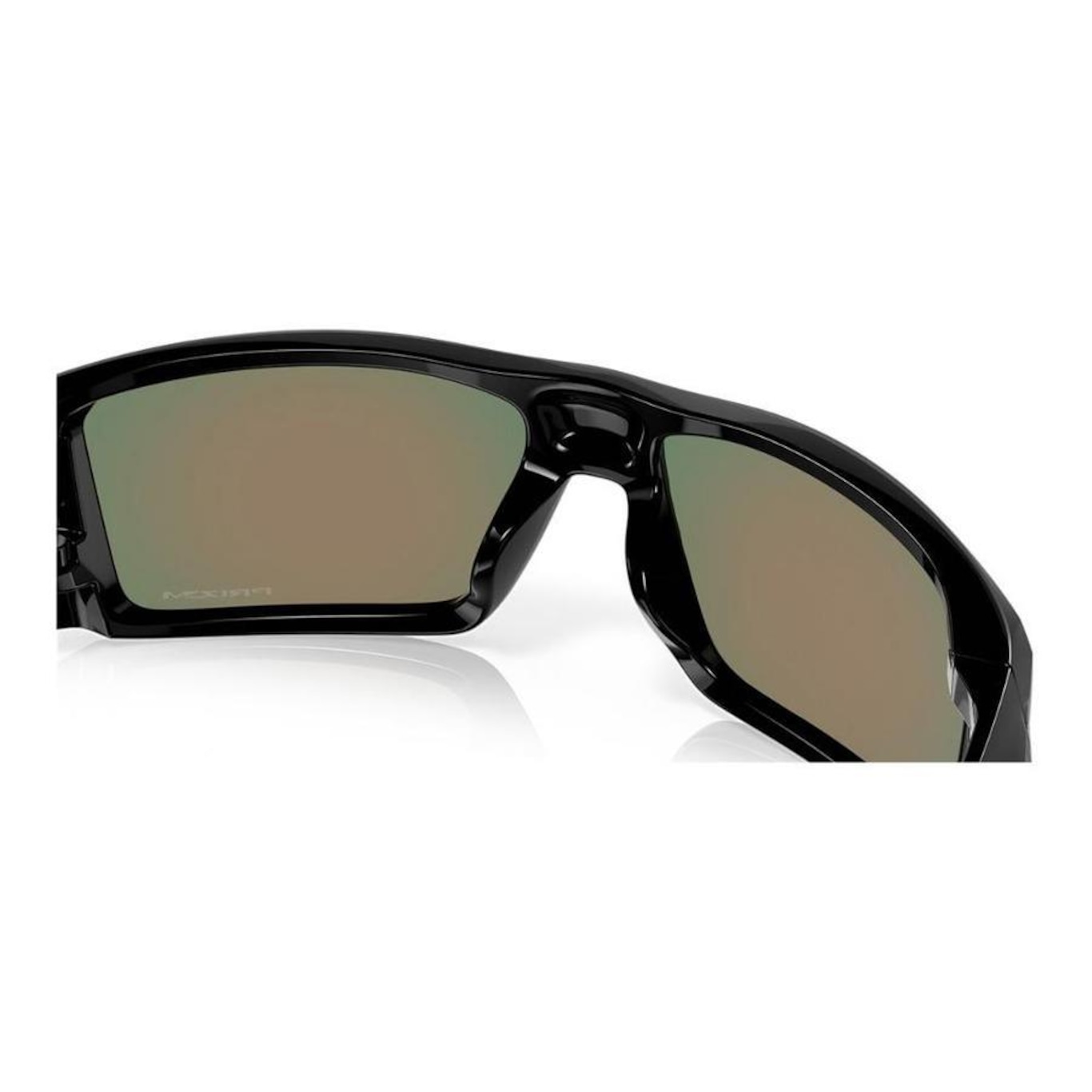 Óculos de Sol Oakley Unissex Heliostat Polished Black Prizm Ruby - Foto 6