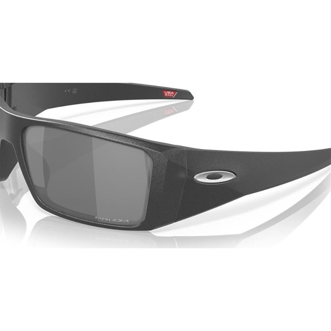 Óculos de Sol Unissex Oakley Heliostat Stell Prizm Black - Foto 2