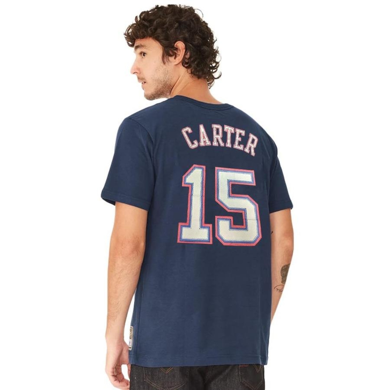 Camiseta NBA New Jersey Carter - Masculina - Foto 2