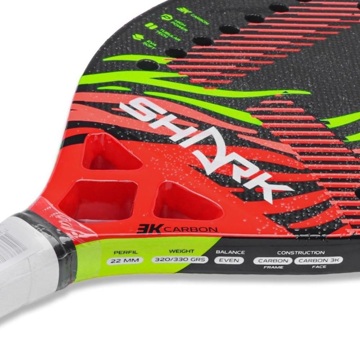 Raquete de Beach Tennis Shark Tiger Pro New - Foto 3