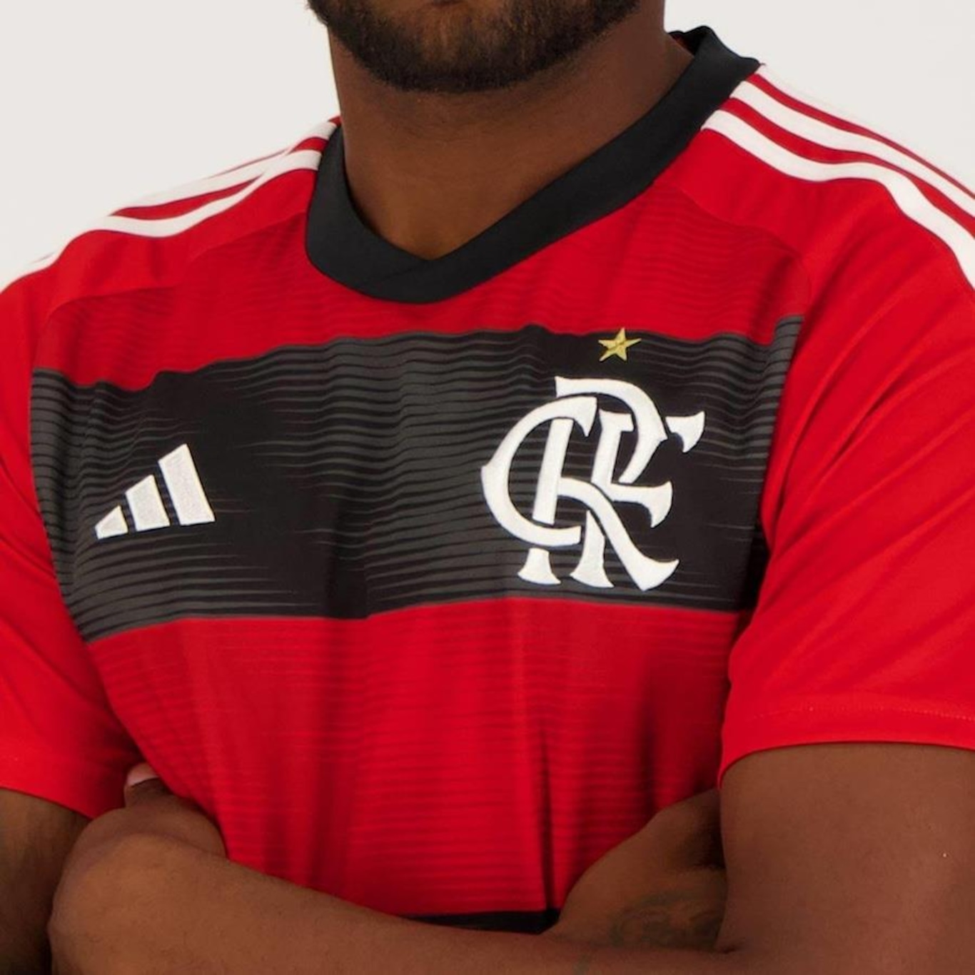 Camisa do Flamengo I 2023 10 Gabi adidas - Masculina - Foto 4