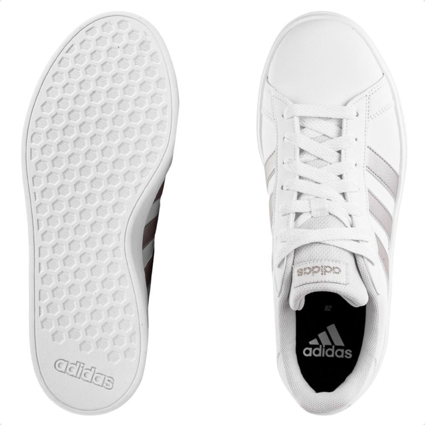 Tênis adidas Grand Court Base - Feminino - Foto 5