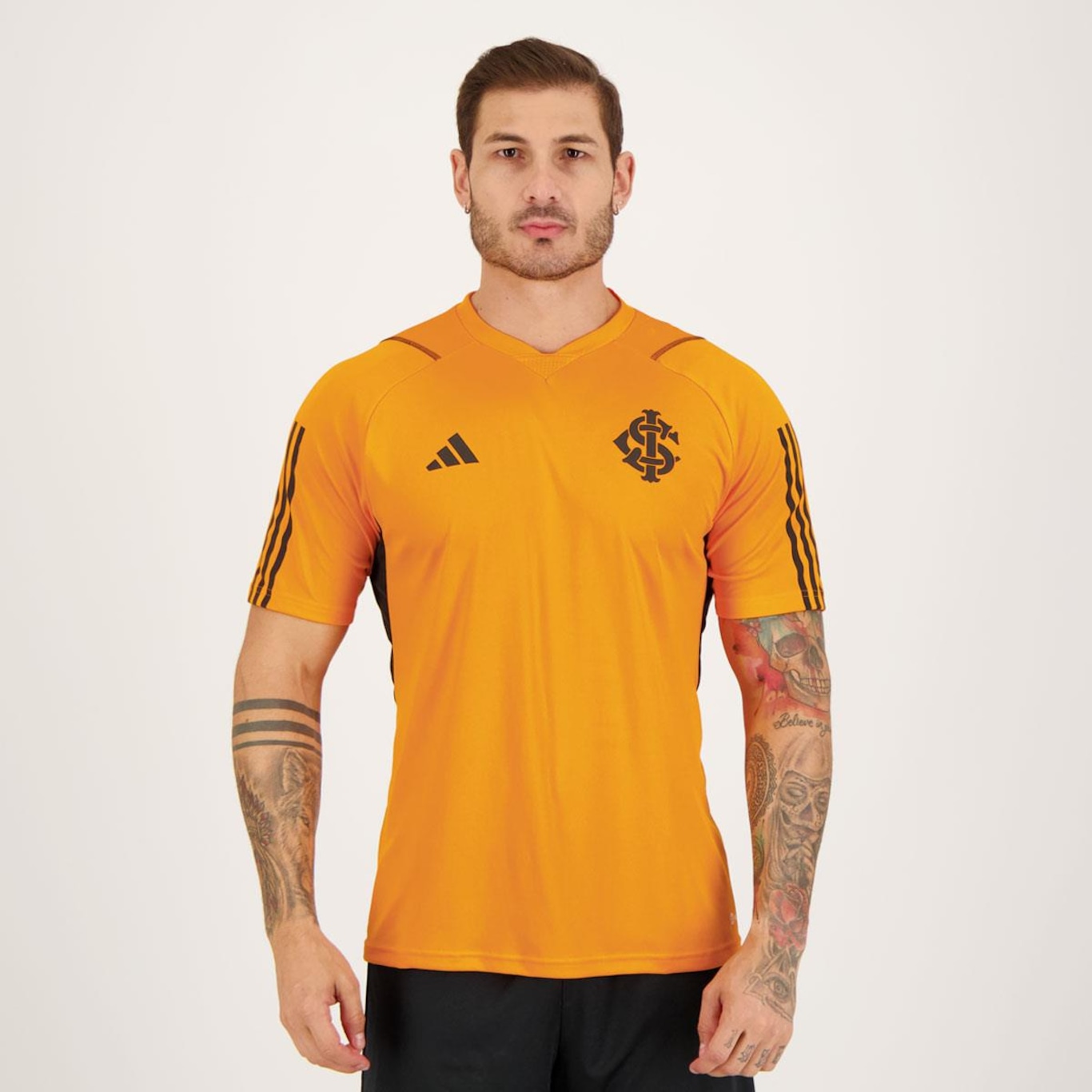 Camisa do Internacional Treino Atleta 2023 adidas - Masculina - Foto 1