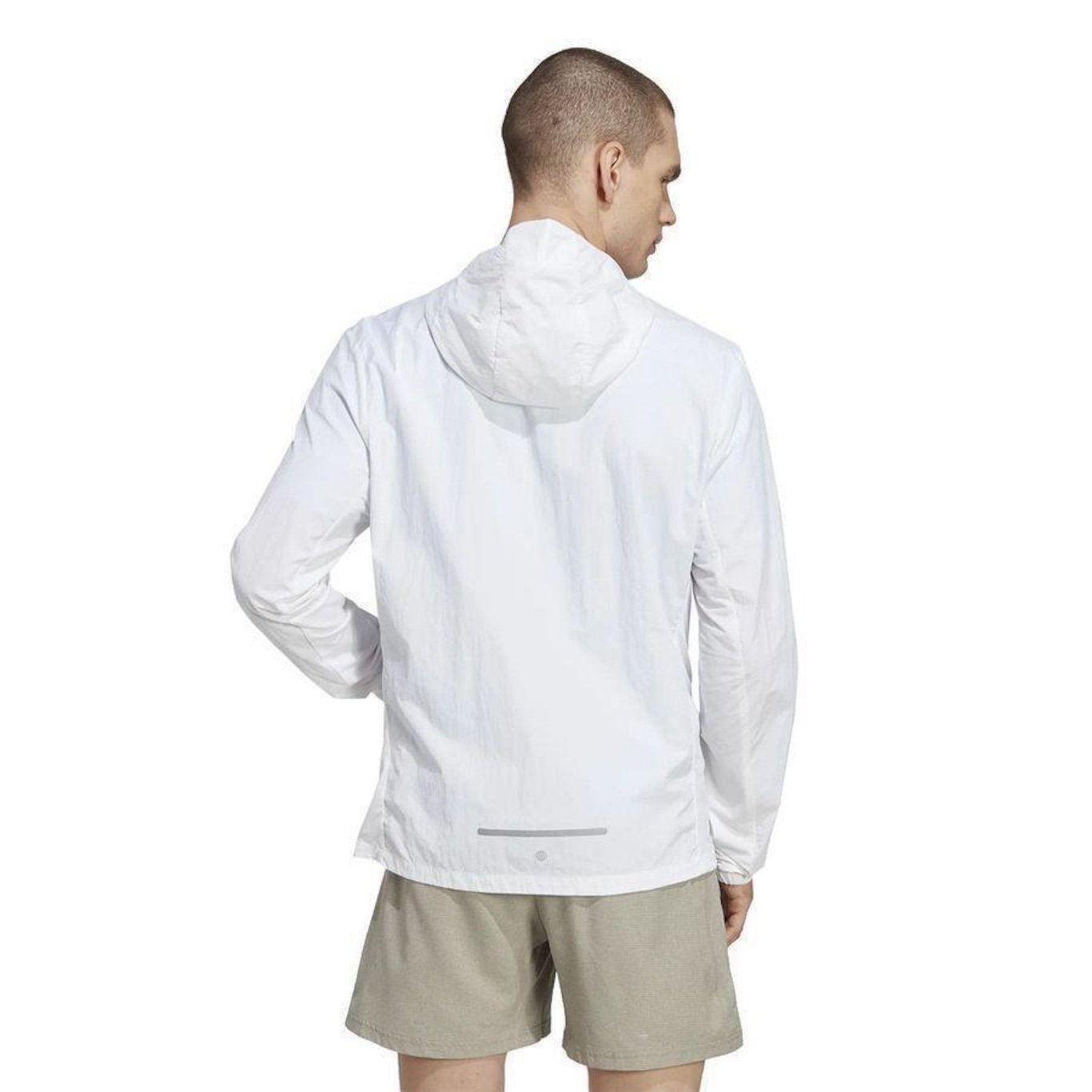 Jaqueta com Capuz adidas Marathon Warm-Up - Masculina - Foto 3