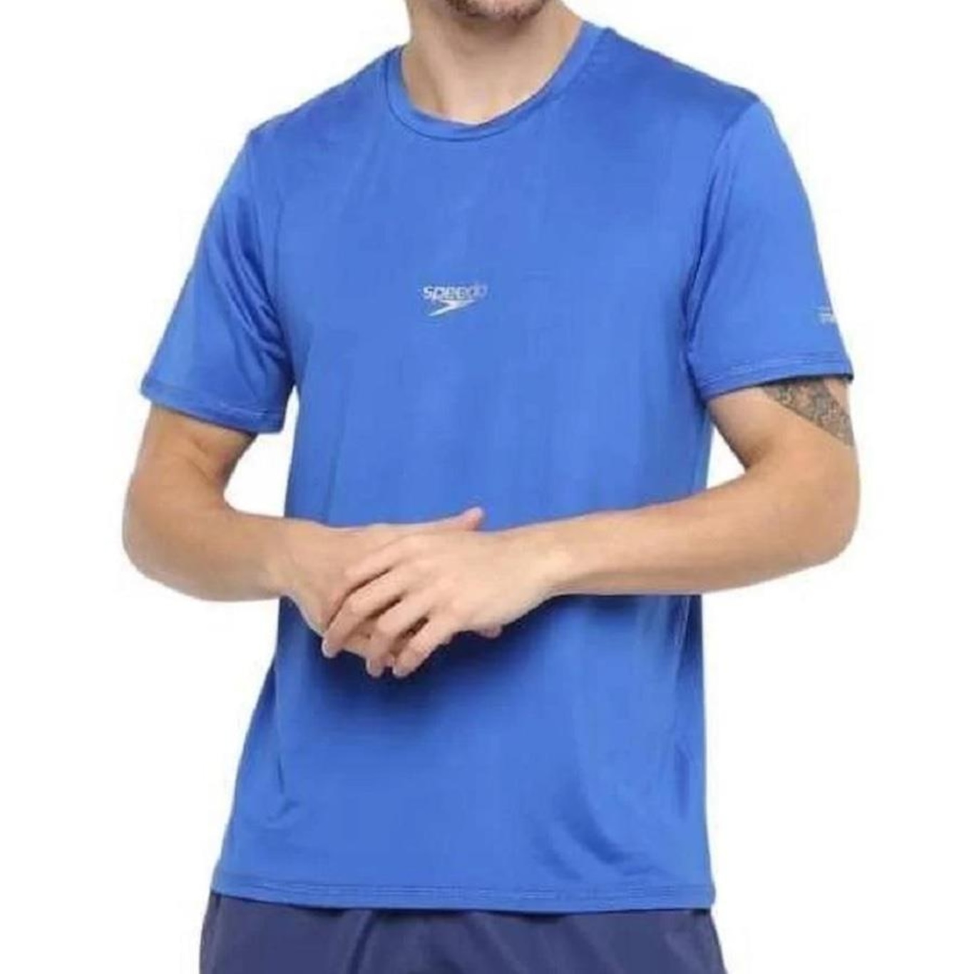 Camiseta Speedo Basic Stretch - Masculina - Foto 1