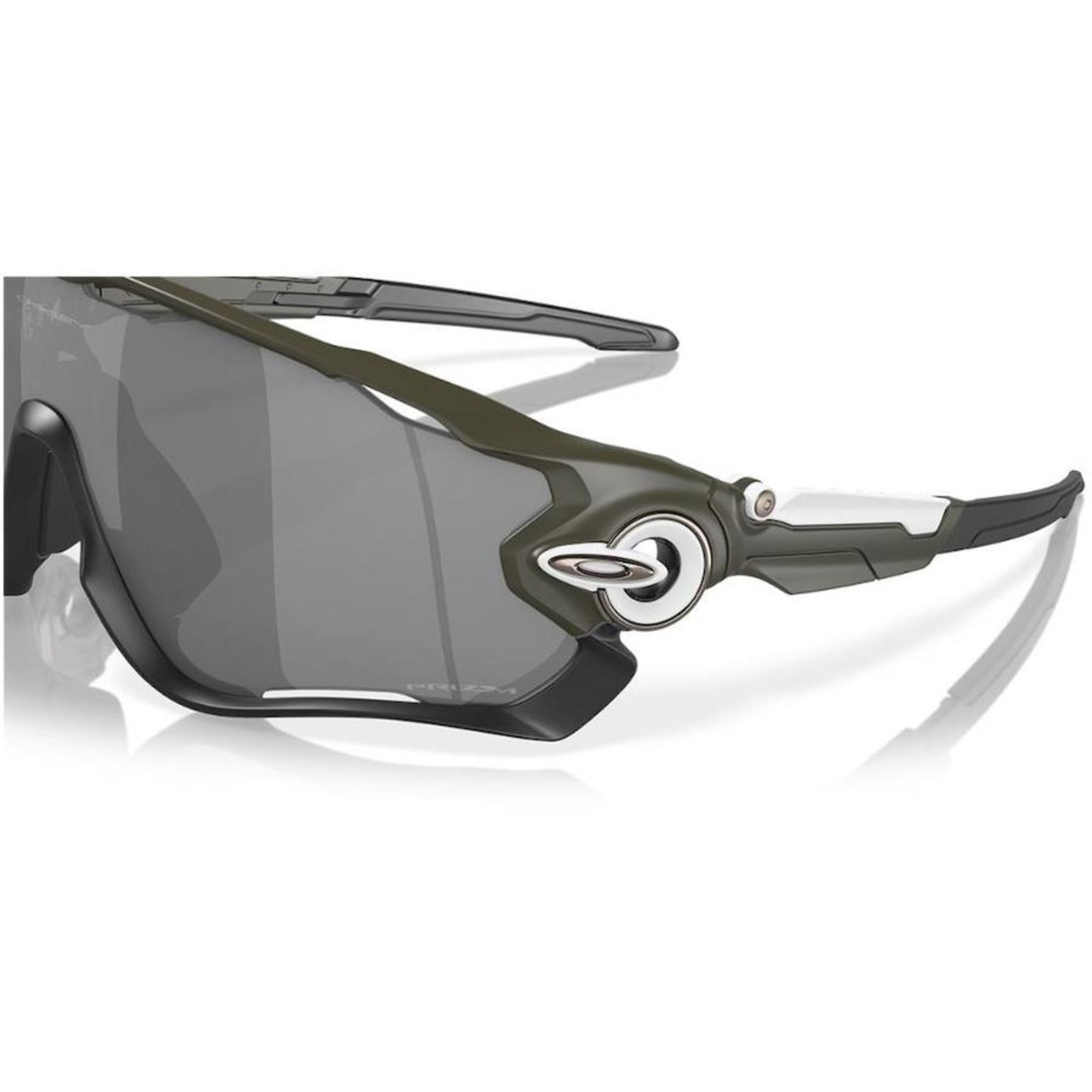 Óculos de Sol Unissex Oakley Jawbreaker High Resolution Matte Olive Prizm Black - Foto 2