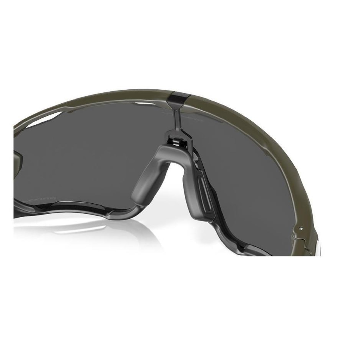 Óculos de Sol Unissex Oakley Jawbreaker High Resolution Matte Olive Prizm Black - Foto 6