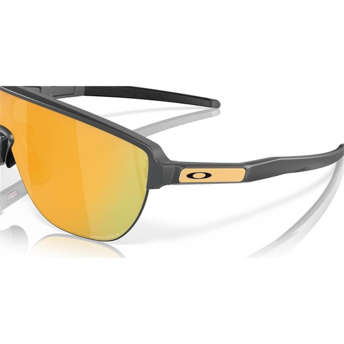 Óculos de Sol Unissex Oakley Corridor Matte Carbon Prizm 24K - Foto 2